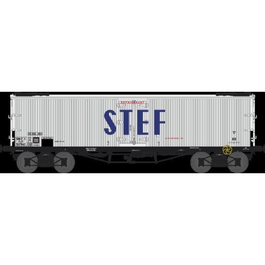 WB-536-Ree modeles WB 535 Covered Wagon TP FRIGO, Ice Traps, SNCF, ep. III, STEF