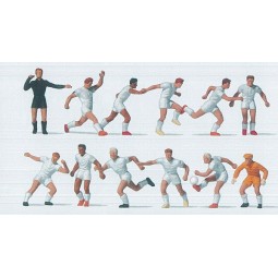 Preiser 10762 Characters, Football team white / white - Preiser -...