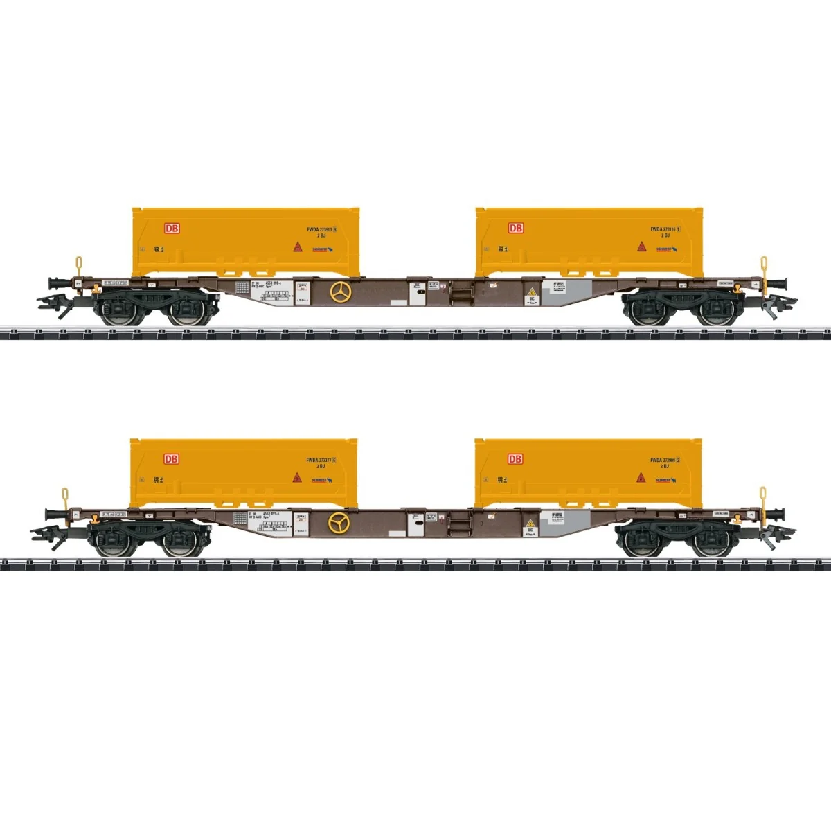 Trix 24136 Set of 2 container wagons "Earthworks Stuttgart...