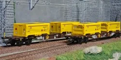 Trix 24136 Set of 2 container wagons "Earthworks Stuttgart...
