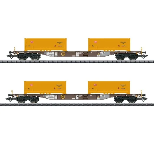 Trix 24138 Set of 2 container wagons "Earthworks Stuttgart... Trix_24138-copy of Trix 24136 Set of 2 container wagons "Earthworks Stuttgart 21", AAE - Trix_24138