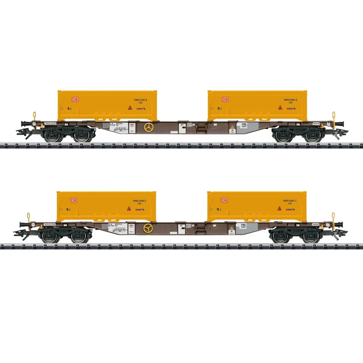 Trix 24138 Set of 2 container wagons "Earthworks Stuttgart... Trix 24138 Set of 2 container wagons "Earthworks Stuttgart...
