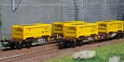 Trix 24138 Set of 2 container wagons "Earthworks Stuttgart...