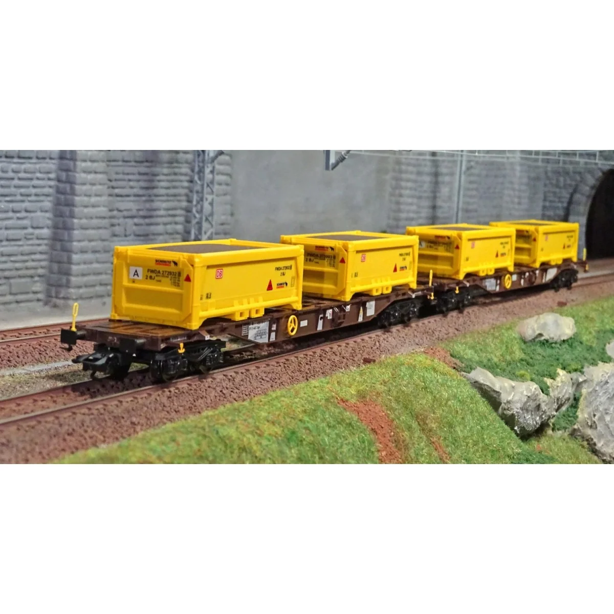 Trix 24138 Set de 2 wagons porte-conteneurs "Terrassement Stuttgart 21", AAE Trix Trix_24138 - 2