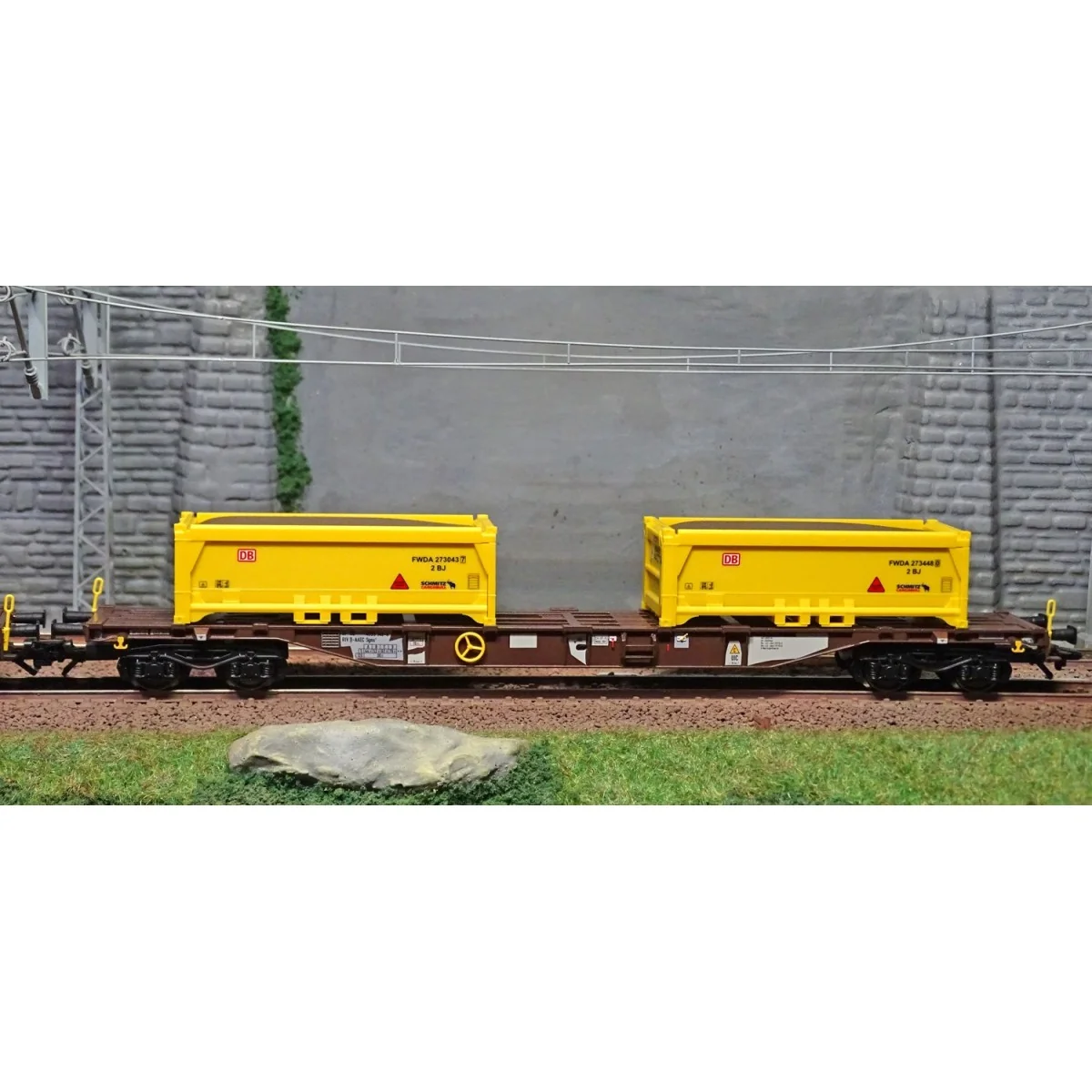 Trix 24138 Set of 2 container wagons "Earthworks Stuttgart... Trix 24138 Set of 2 container wagons "Earthworks Stuttgart...
