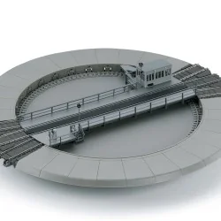 Trix 66861 Pont tournant motorisé pour voie C, digital sonore Trix Trix_66861 - 1