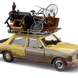 Busch 46858 Véhicule Mercedes W123 Limousine, toit chargé Busch véhicule Busch_46858 - 1