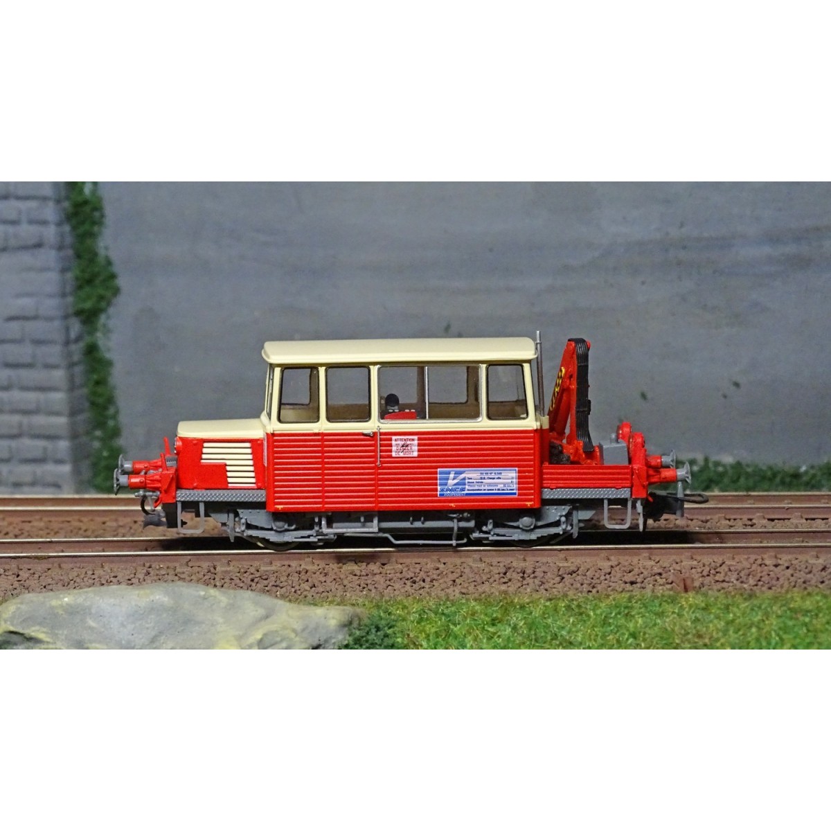 Ree Modeles MB-108.S Draisine DU65 Snowplow, headlight with clips, ...