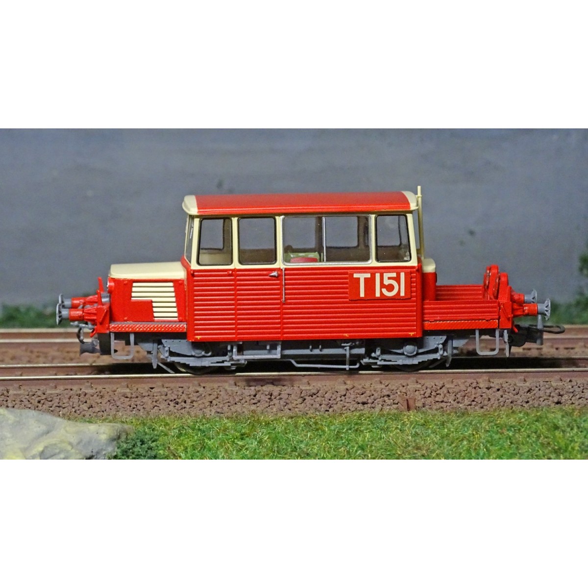 Ree Modeles MB-109.S Draisine DU65, headlight with clips, West, wit...