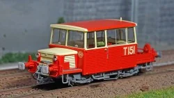 Ree Modeles MB-111.S Draisine DU65, disc headlights, RATP livery, r...