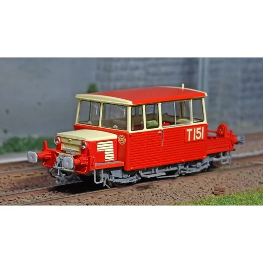 Ree Modeles MB-111.S Draisine DU65, disc headlights, RATP livery, r... MB-111-