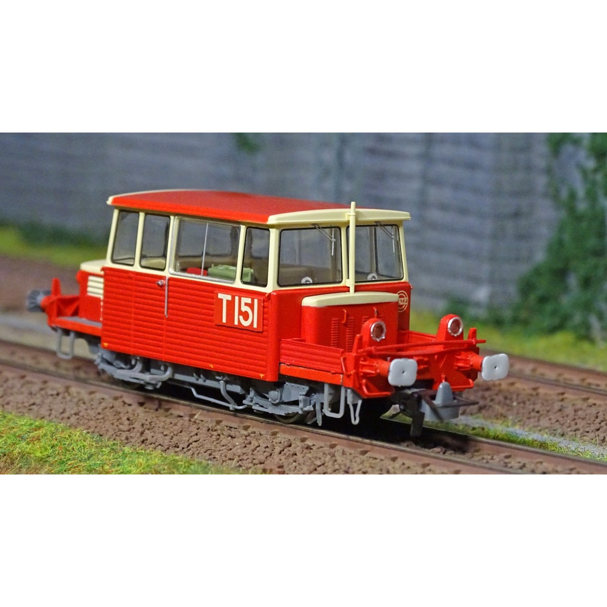 Ree Modeles MB-111 Draisine DU65, phare à disques, RATP, toit rouge Ree Modeles MB-111 - 3