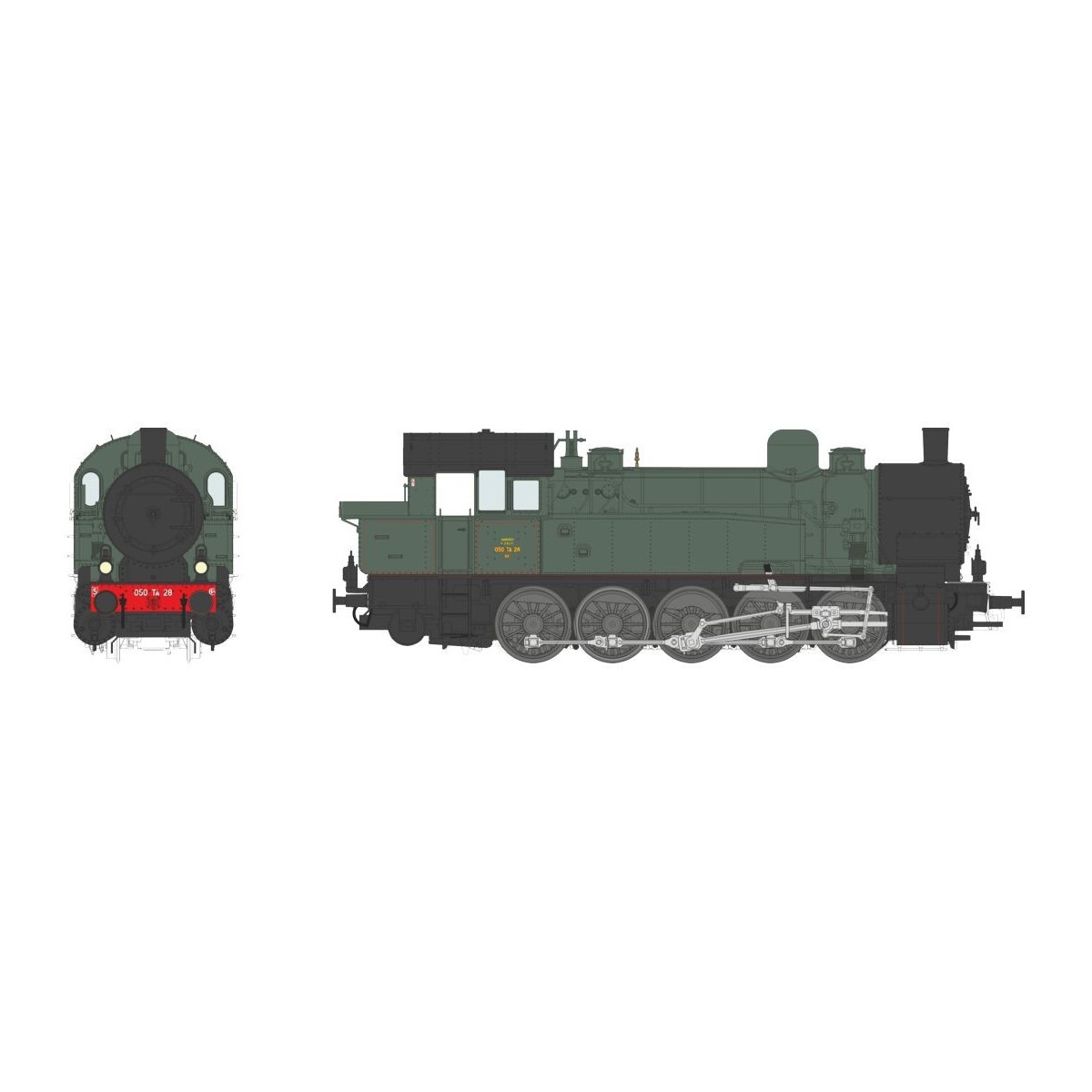 Ree Modeles MBE 005 copy of the T-16 steam locomotive, ex-German, P...