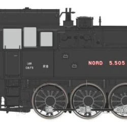Ree Modeles MBE 007 Locomotive à vapeur T-16 Ex-Allemande, Nord 5.505, sonore, fumée Ree Modeles MBE-007 - 1