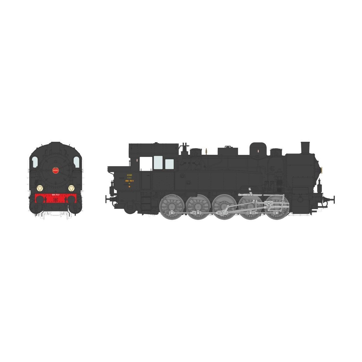 Ree Modeles MBE 007 copy of the T-16 steam locomotive, ex-German, N...