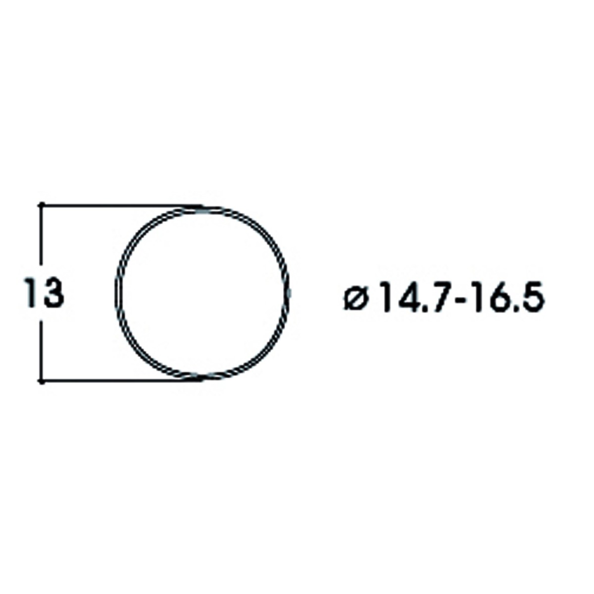 Roco 40071 Traction Tire for Locomotive 14.7 - 16.5mm x10 - Roco_40071