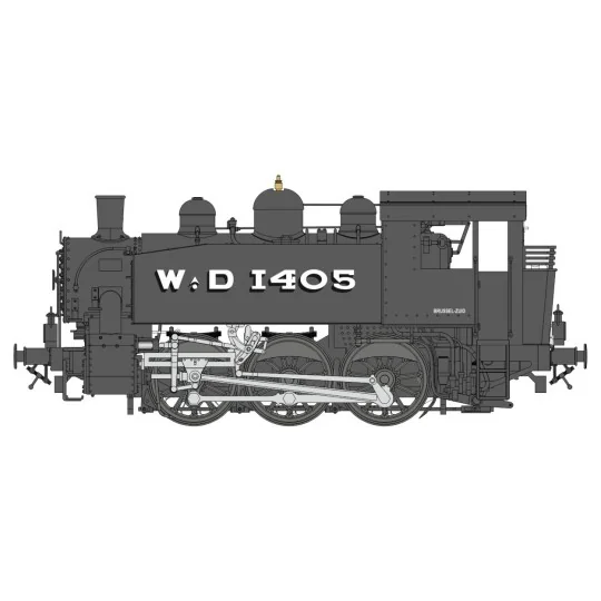 Ree Modeles MB041 Locomotive à vapeur 030 TU WD-1405 Brussels, War Department Ree Modeles MB-041 - 4 MB-041-Ree Modeles MB041 Locomotive à vapeur 030 TU WD-1405 Brussels, War Department