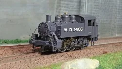 Ree Modeles MB 041.S 030 TU Steam Locomotive WD-1405 Brussels, digi...