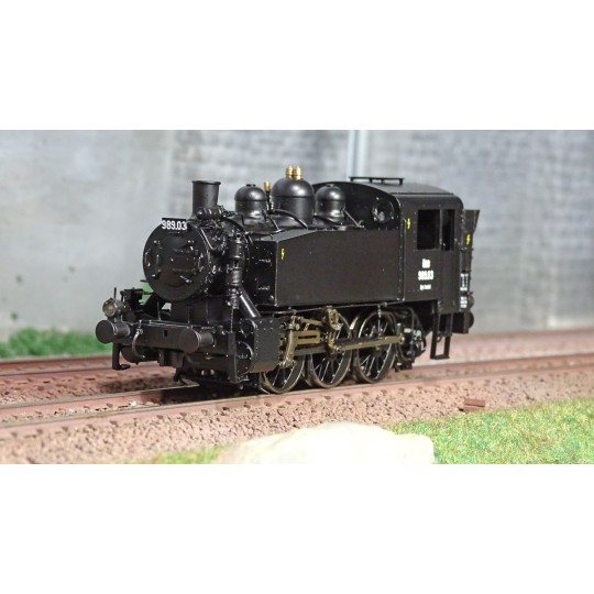 MB-043-Ree Modeles MB 043.S 030 TU OBB 989.03 steam locomotive, digital sound