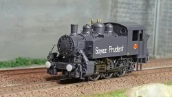 Ree Modeles MB 044.S 030 TU SNCF 5 Est steam locomotive, Safety Fir...
