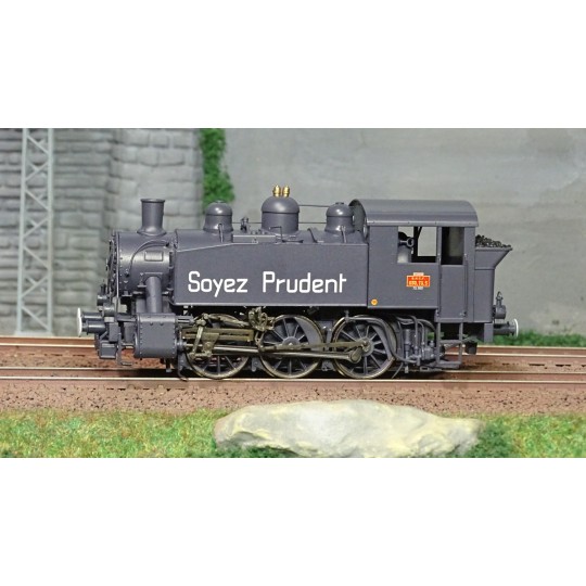 Ree Modeles MB 044.S 030 TU SNCF 5 Est steam locomotive, Safety Fir... MB-044-Ree Modeles MB 044.S 030 TU SNCF 5 Est steam locomotive, Safety First, digital sound - MB-044