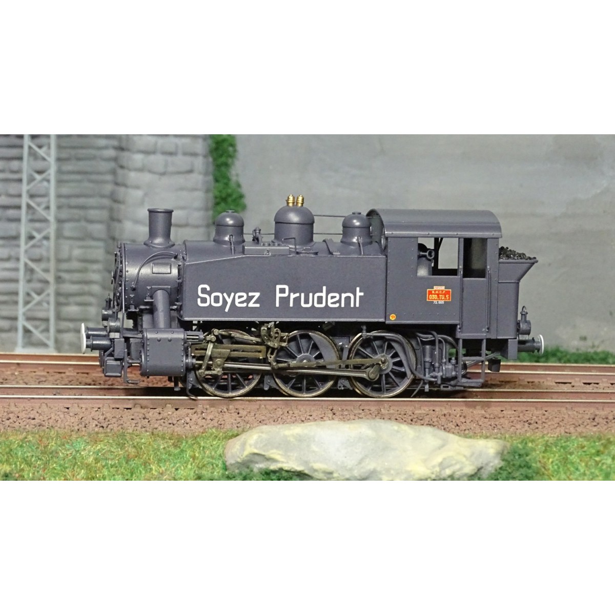 Ree Modeles MB 044.S 030 TU SNCF 5 Est steam locomotive, Safety Fir... Ree Modeles MB 044.S 030 TU SNCF 5 Est steam locomotive, Safety Fir...