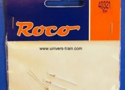 Roco 40321 pack of 5 wired lamps 16V / 22mA