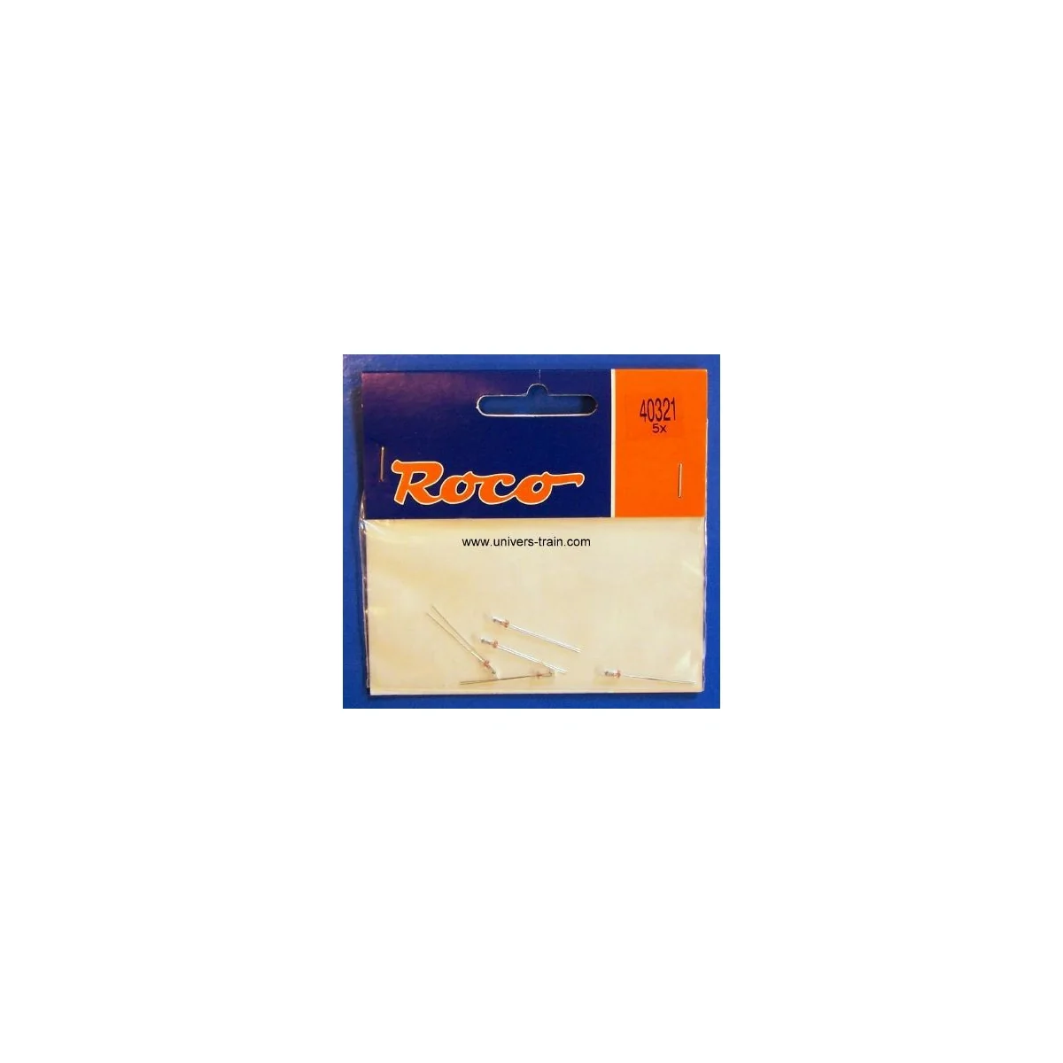 Roco 40321 pack of 5 wired lamps 16V / 22mA - Roco_40321