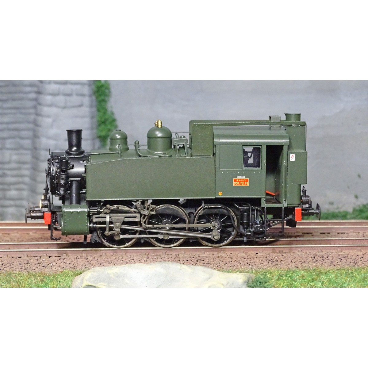Ree Modeles MB 105.S 030 TU SNCF 74 Ouest steam locomotive, diesel-...