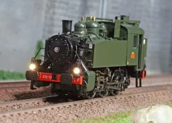 Ree Modeles MB 105.S 030 TU SNCF 74 Ouest steam locomotive, diesel-...
