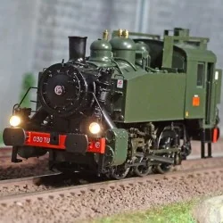 Ree Modeles MB105 Locomotive à vapeur 030 TU SNCF 74 Ouest, Gas-Oil, Annemasse Ree Modeles MB-105 - 1