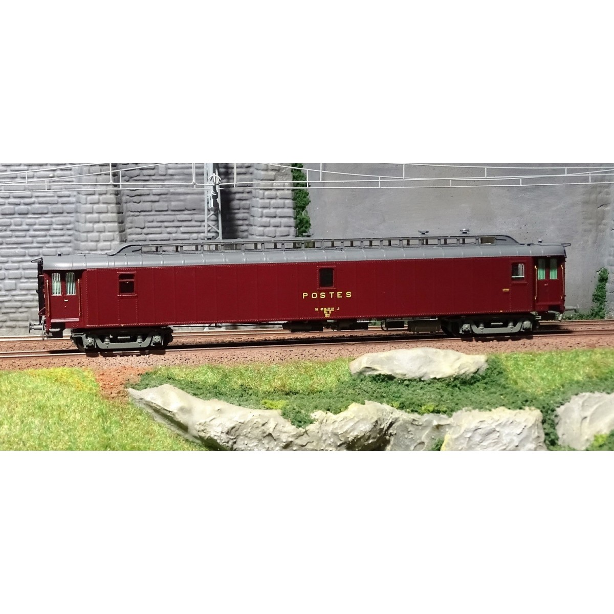 Ree Modeles VB 085 Mobile Postal Van OCEM 21.6m , brown PAz PTT liv...