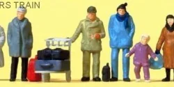 Preiser 14038 Traveling Figures, Winter Clothing - Preiser - Preise...