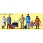 Preiser_14038-Preiser 14038 Traveling Figures, Winter Clothing