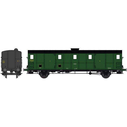 VB-111S-Ree Modeles VB 110S OCEM 30 van, black roof, ETAT lookout post, digital motorized doors - VB-111S