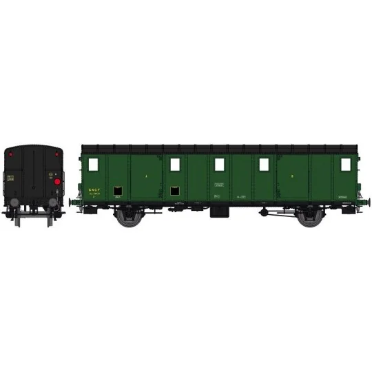 Ree Modeles VB 113S OCEM 30 van, black roof, ex-ETAT, SNCF, SAUTTEV... VB-113-Ree Modeles VB 113S OCEM 30 van, black roof, ex-ETAT, SNCF, SAUTTEVILLE, lights, digital motorized doors - VB-113