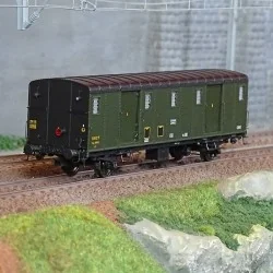 Ree Modeles VB 114S Voiture fourgon OCEM 30, toit noir, ex-PO, SNCF, LIMOGES, feux, digital portes motorisées Ree Modeles VB-114