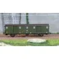 Ree Modeles VB 113S OCEM 30 van, black roof, ex-ETAT, SNCF, SAUTTEV... VB-114S-Ree Modeles VB 113S OCEM 30 van, black roof, ex-ETAT, SNCF, SAUTTEVILLE, lights, digital motorized doors - VB-114S