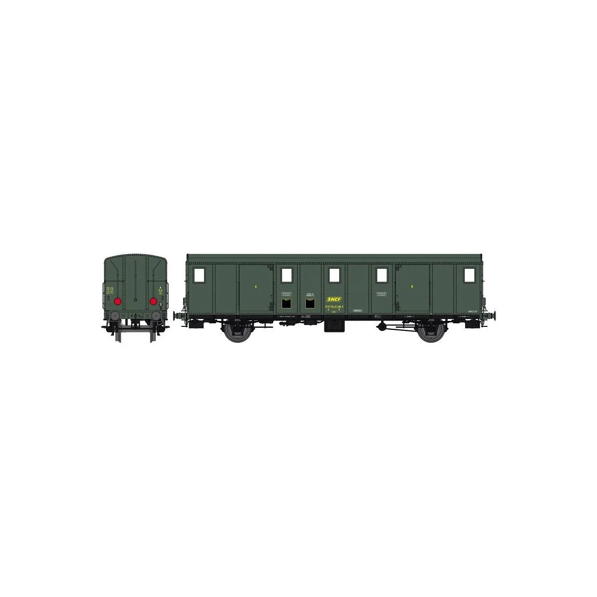 Ree Modeles VB 115S OCEM 30 van, ex-ETAT, yellow logo, SNCF, BORDEA... Ree Modeles VB 115S OCEM 30 van, ex-ETAT, yellow logo, SNCF, BORDEA...