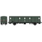 VB-117S-Ree Modeles VB 116S OCEM 30 baggage car, ex-PO, yellow logo, SNCF, VILLENEUVE, lights, digital motorized doors - VB-117S