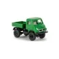 Brekina 39062 Unimog 402 flatbed truck, Fir green Sai_39062-Brekina 39062 Unimog 402 flatbed truck, Fir green