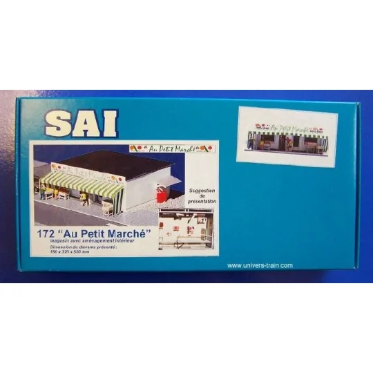 Sai_172-Sai 172 Magasin " au petit marché " avec aménagement intérieur