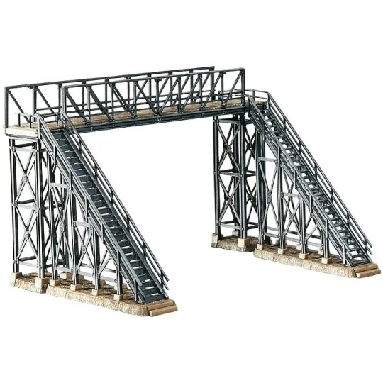 Faller_131361-Faller 131361 Model Kit, Pedestrian Footbridge