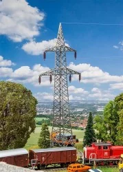 Faller 130898 scale model, 2 overhead power-line pylons (110 kV) - Fall...
