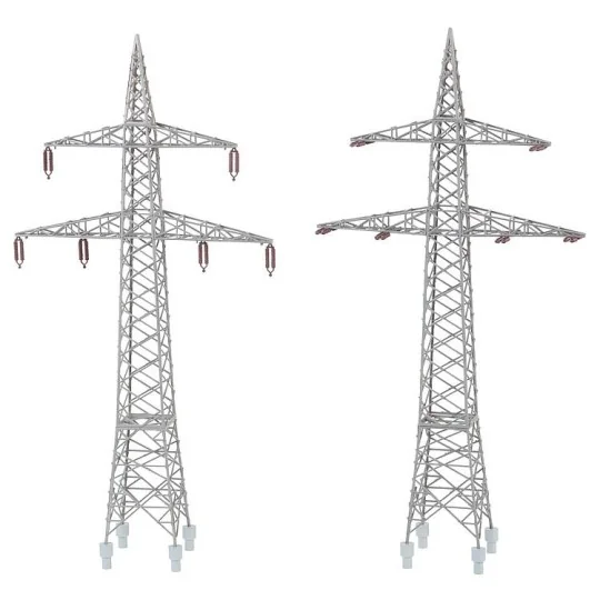 Faller 130898 scale model, 2 overhead power-line pylons (110 kV) - Fall... Faller_130898-copy of Faller 120241 Model kit, transformer with power line pylon - Faller_130898