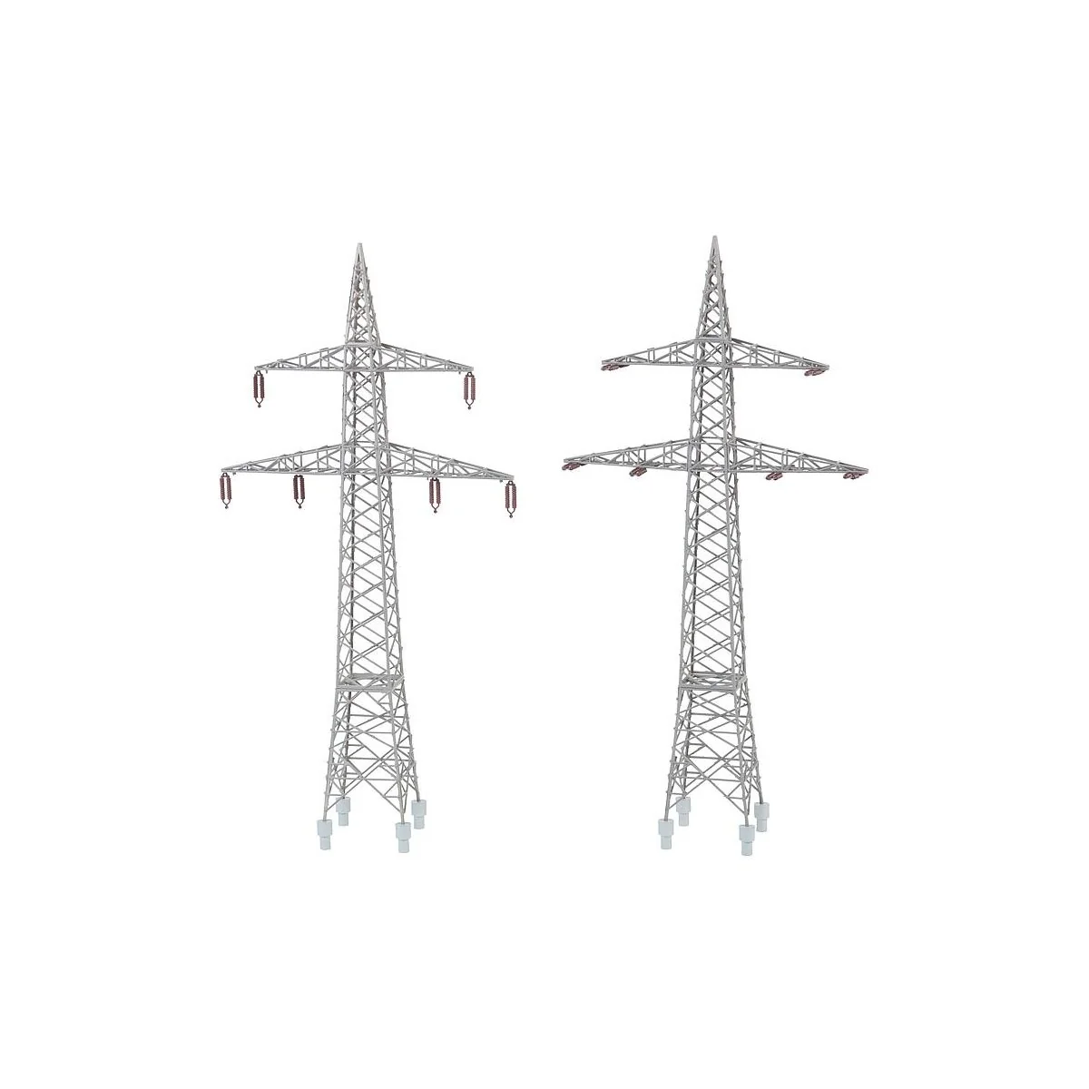 Faller 130898 scale model, 2 overhead power-line pylons (110 kV) - Fall... Faller 130898 scale model, 2 overhead power-line pylons (110 kV) - Fall...