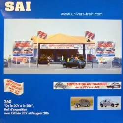 Sai 260 Showroom with 2CVs and 206s