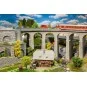Faller_120466-Faller 120466 Model Kit, Stone Viaduct, 2 Tracks, Curved