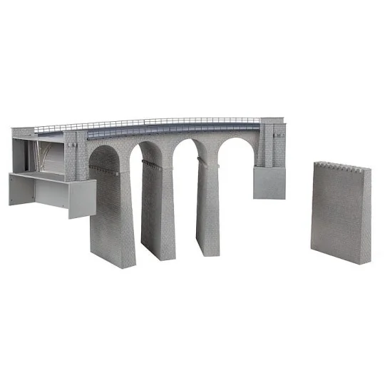 Faller 120466 Maquette, Coffret viaduc en pierre, 2 voies, courbe Faller Faller_120466 - 2 Faller_120466-Faller 120466 Maquette, Coffret viaduc en pierre, 2 voies, courbe