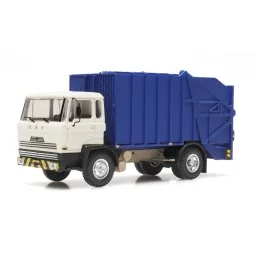 Artitec 487.051.03 DAF garbage truck, A-type cab, 1970, blue and wh...